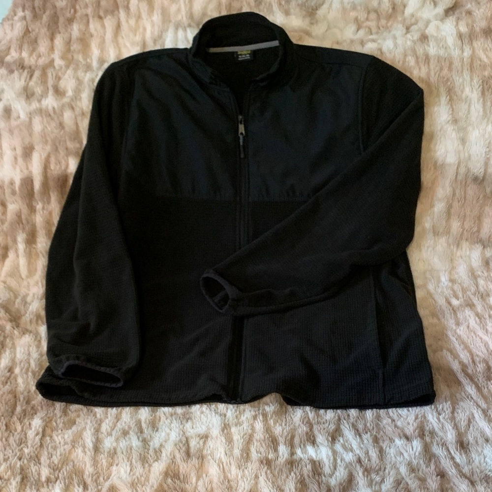 Athletic Works Black Quilted Outerwear